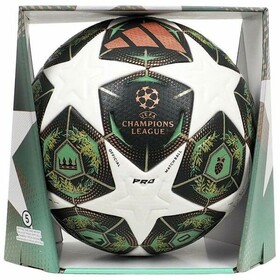 Футбольний м'яч Adidas UEFA Champions League 24/25 Final Munich PRO White/Shadow Green/Solar Slime