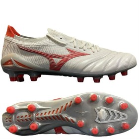 Бутси Mizuno Morelia Neo IV Beta Made in Japan FG White/Radiant Red