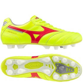 Бутси Mizuno Morelia II Elite FG Safety Yellow/Fiery Coral