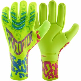 Воротарські рукавиці Adidas Predator Pro 25 Lucid Lemon/Lucid Pink/Blue Fusion