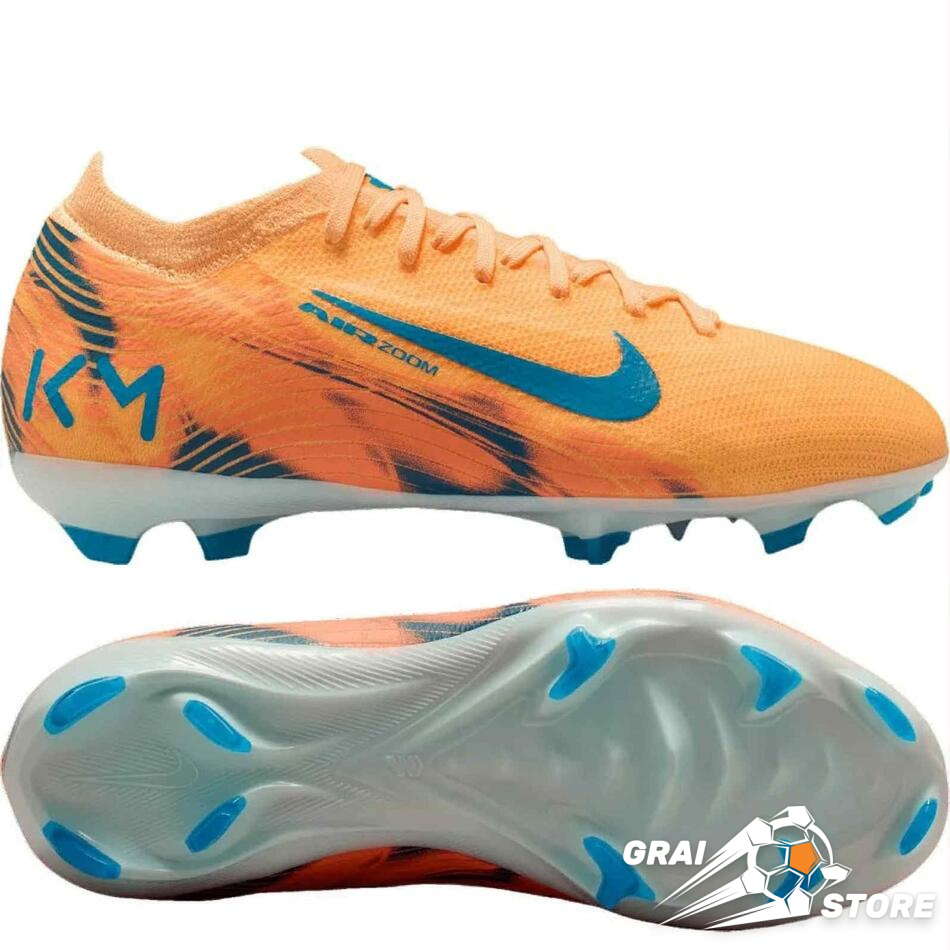 Дитячі бутси Nike Mercurial Vapor 16 Pro FG KM Melon Tint/Neo Turquoise/Igloo