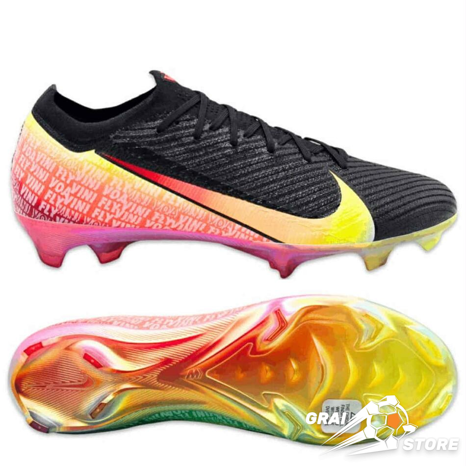 Бутси Nike Air Zoom Mercurial Vapor 16 Elite Vini Fly FG Black/Green Spark/Soar/Dynamic Yellow