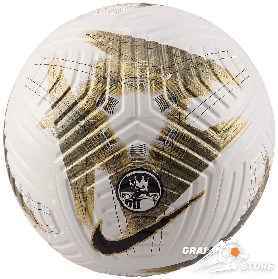 Футбольний м'яч Nike Premier League Club Elite 2024 White/Metallic Gold Star/White