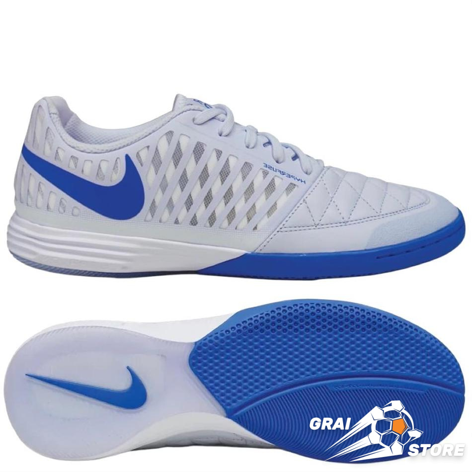 Футзалки Nike Lunargato II IC Football Grey/Lt Photo Blue