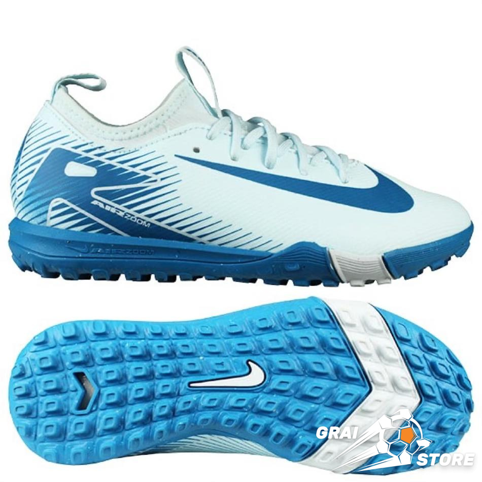 Дитячі сороконіжки Nike Air Zoom Mercurial Vapor 16 Academy TF Glacier Blue/Blue Orbit
