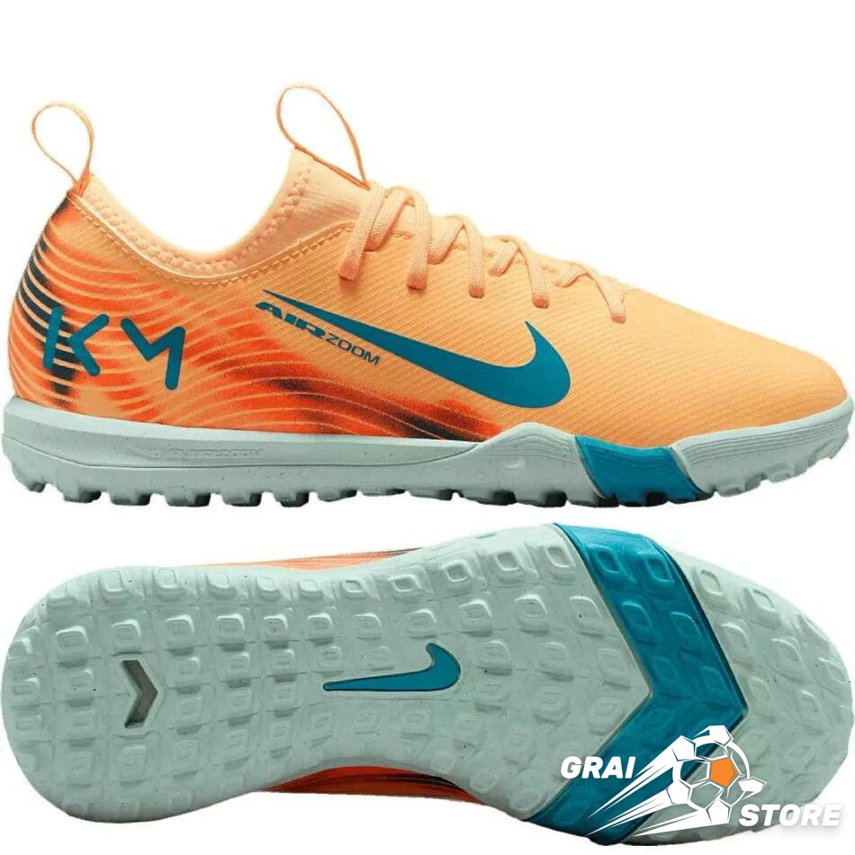 Дитячі сороконіжки Nike Mercurial Vapor 16 Acadamy TF KM Melon Tint/Neo Turquoise/Igloo