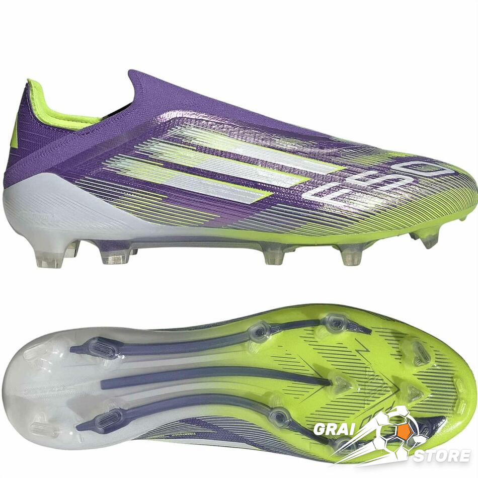 Бутси Adidas F50 Laceless Elite FG Purple Rush/White/Lucid Lemon