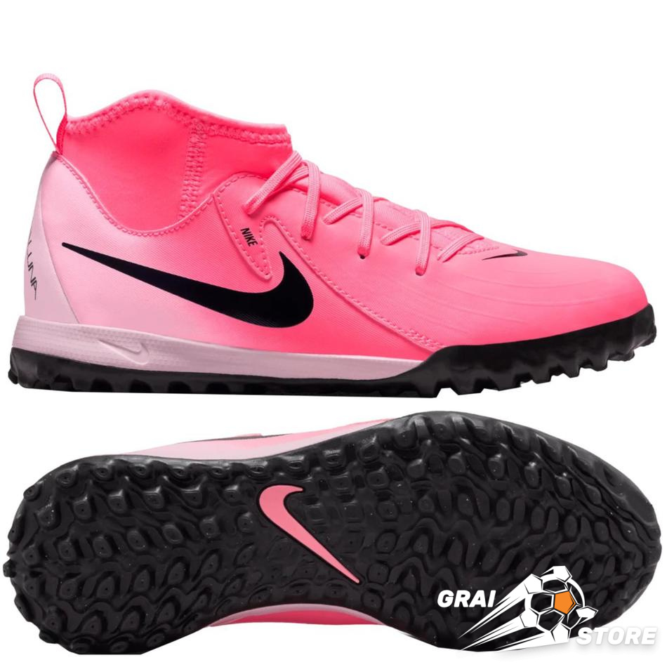 Дитячі сороконіжки Nike Phantom Luna2 Academy TF Sunset Pulse/Black