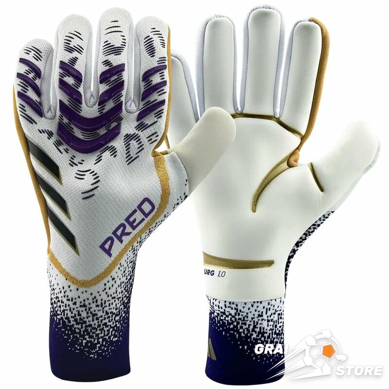 Воротарські рукавиці adidas Predator Pro 25 PROMO White/Black/Aurora Plum