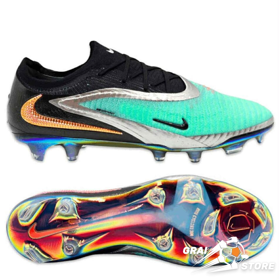 Бутси Nike Phantom 6 Elite Low FG Turquoise/Chrome/Black LIMITED EDITION