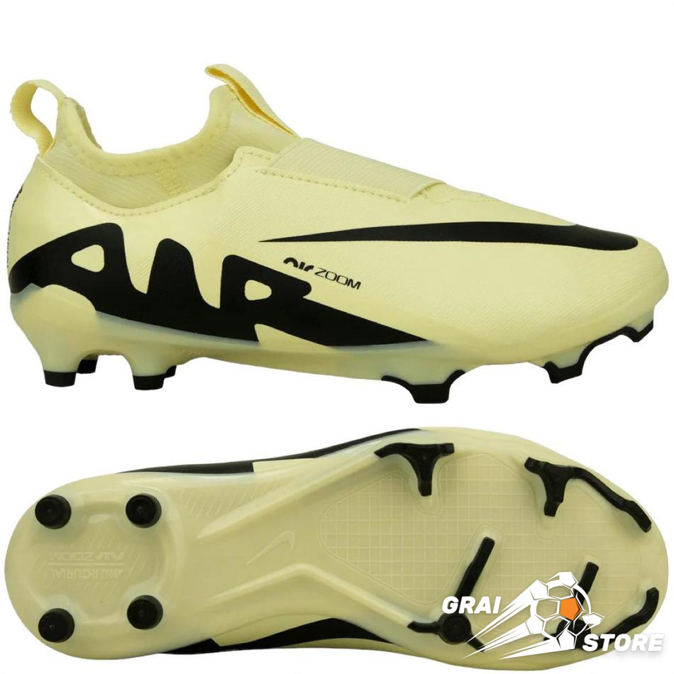 Дитячі бутси Nike Air Zoom Mercurial Vapor 15 Academy MG Lemonade/Black
