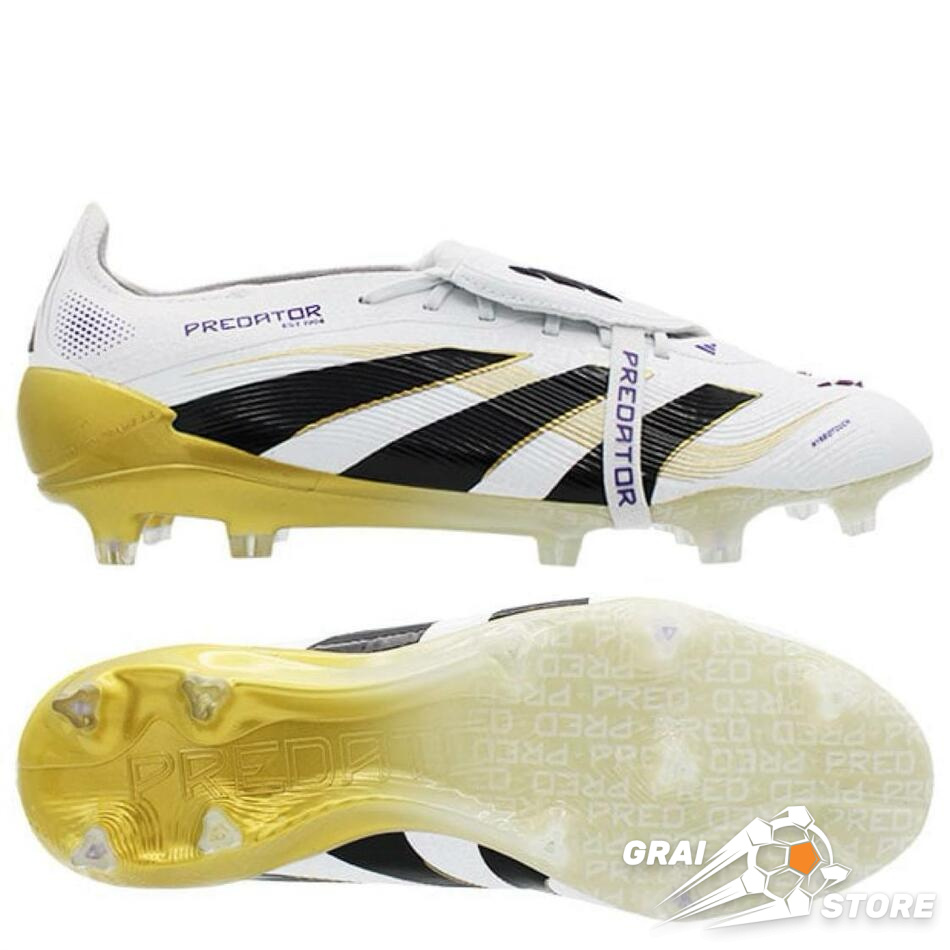 Бутси Adidas Predator FT Elite FG White/Core Black/Gold Mettal
