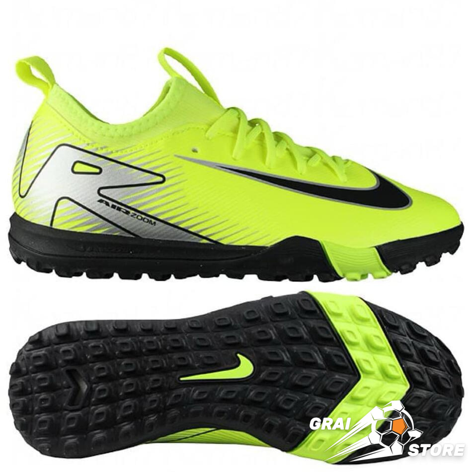 Дитячі сороконіжки Nike Air Zoom Mercurial Vapor 16 Academy TF Volt/Black
