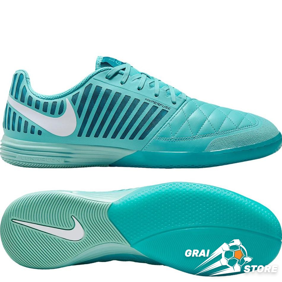 Футзалки Nike Lunargato II IC Green Frost/White
