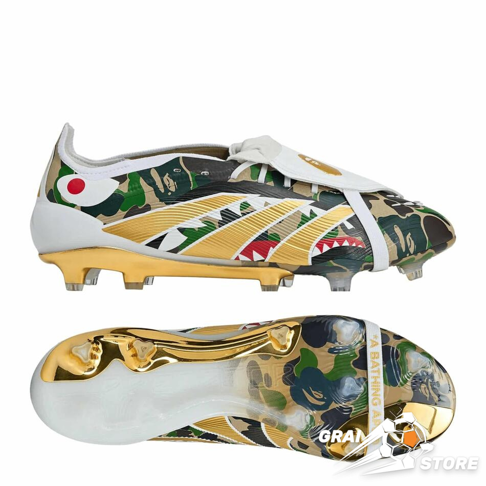 Бутси adidas Predator Elite FT FG 'BAPE' Multicolor/Gold Metallic/Footwear White LIMITED EDITION