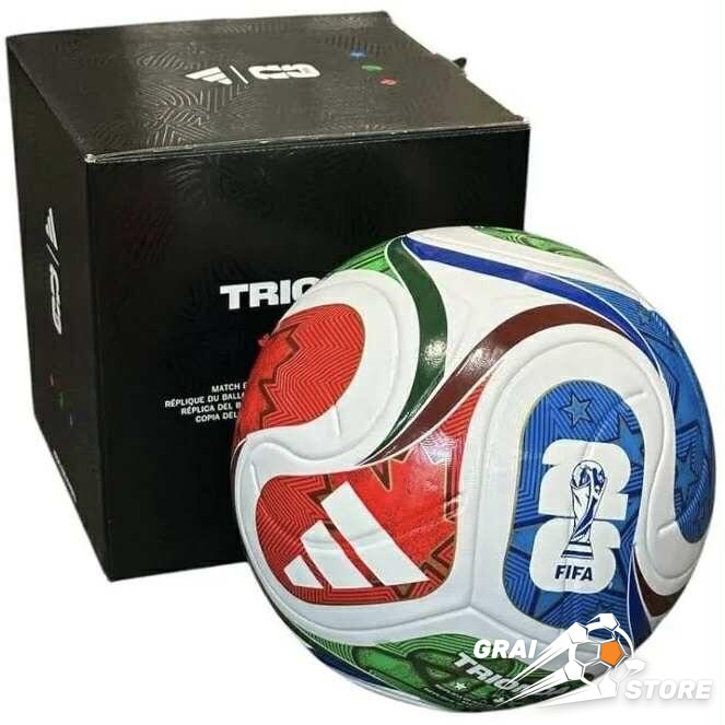 Футбольний м'яч Adidas Trionda World Cup 2026 FIFA League Box White/Green/Red