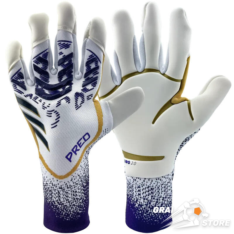 Воротарські рукавиці adidas Predator Pro 25 Hybrid White/Black/Aurora Plum