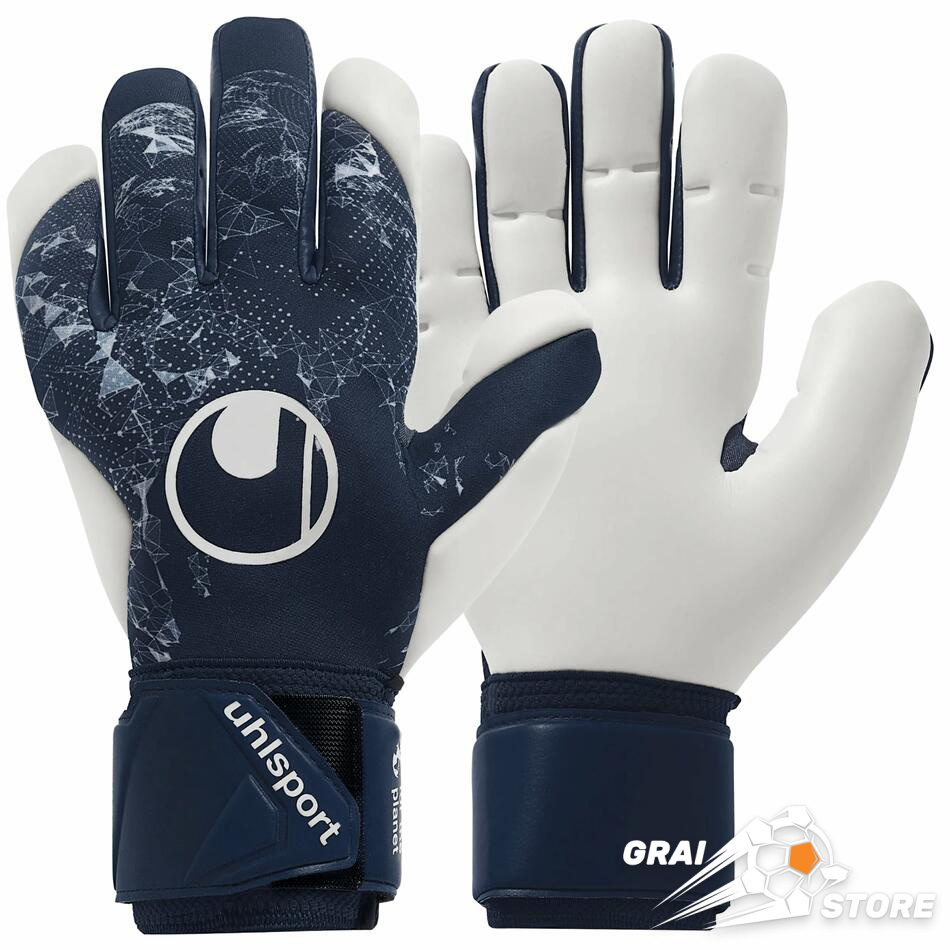 Воротарські рукавички Uhlsport Earth Edition AbsolutGrip HN Navy/White