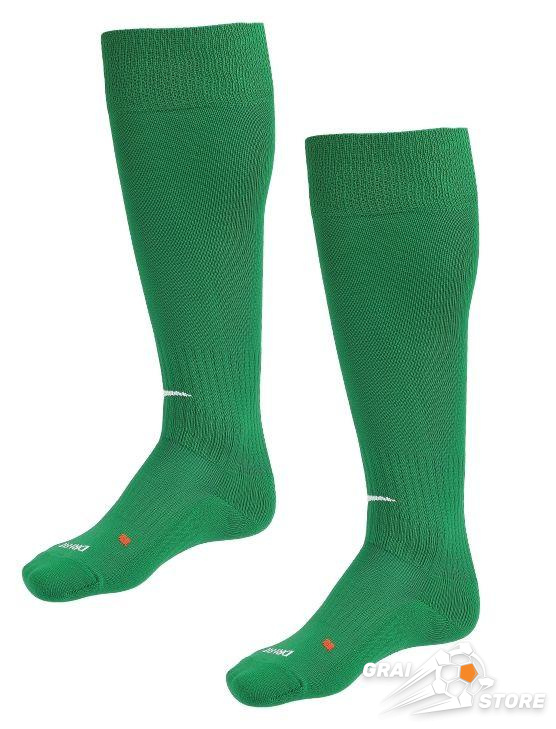 Футбольные гетры Nike Classic II Cush OTC Team Green/White