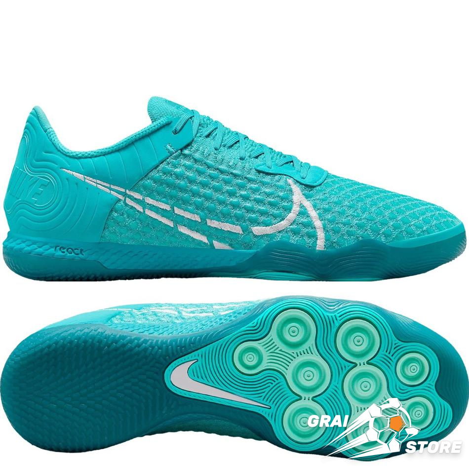 Футзалки Nike React Gato IC Dusty Cactus/Barely Volt